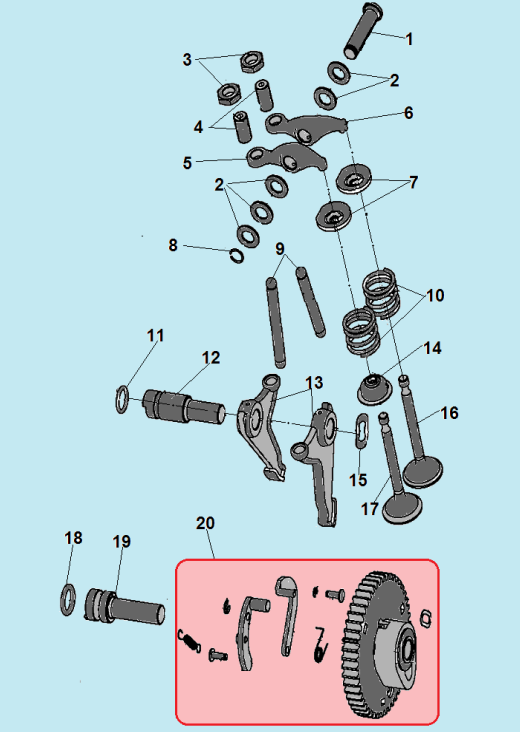 6 КЛАПАНА Газонокосилка CHAMPION LMH5640