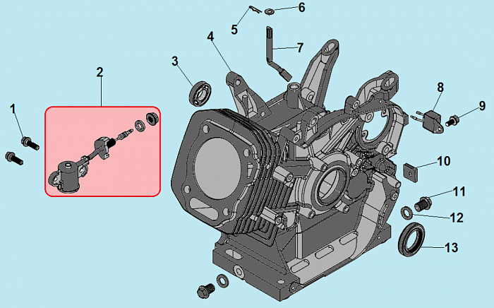 12 ЦИЛИНДР - МАГНЕТО МОТОБЛОК CHAMPION ВC1193