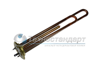 Тэн для водонагревателя, для Thermex, 2000W (700+1300), медь, резьба под анод М4, L= 320 мм, фланец 64 мм, Thermowatt, Premium